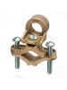 Arlington 730B - Ground Clamp With solid brass hubs for rigid conduit - Fits 1/2" to 1" Pipes - 5 Packs